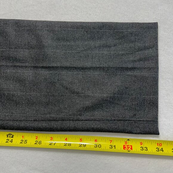 J Ferrar Men's Slim Fit Charcoal Stripe Ultra Comfort Trousers 34x34 NWT $100.00 - Picture 11 of 13
